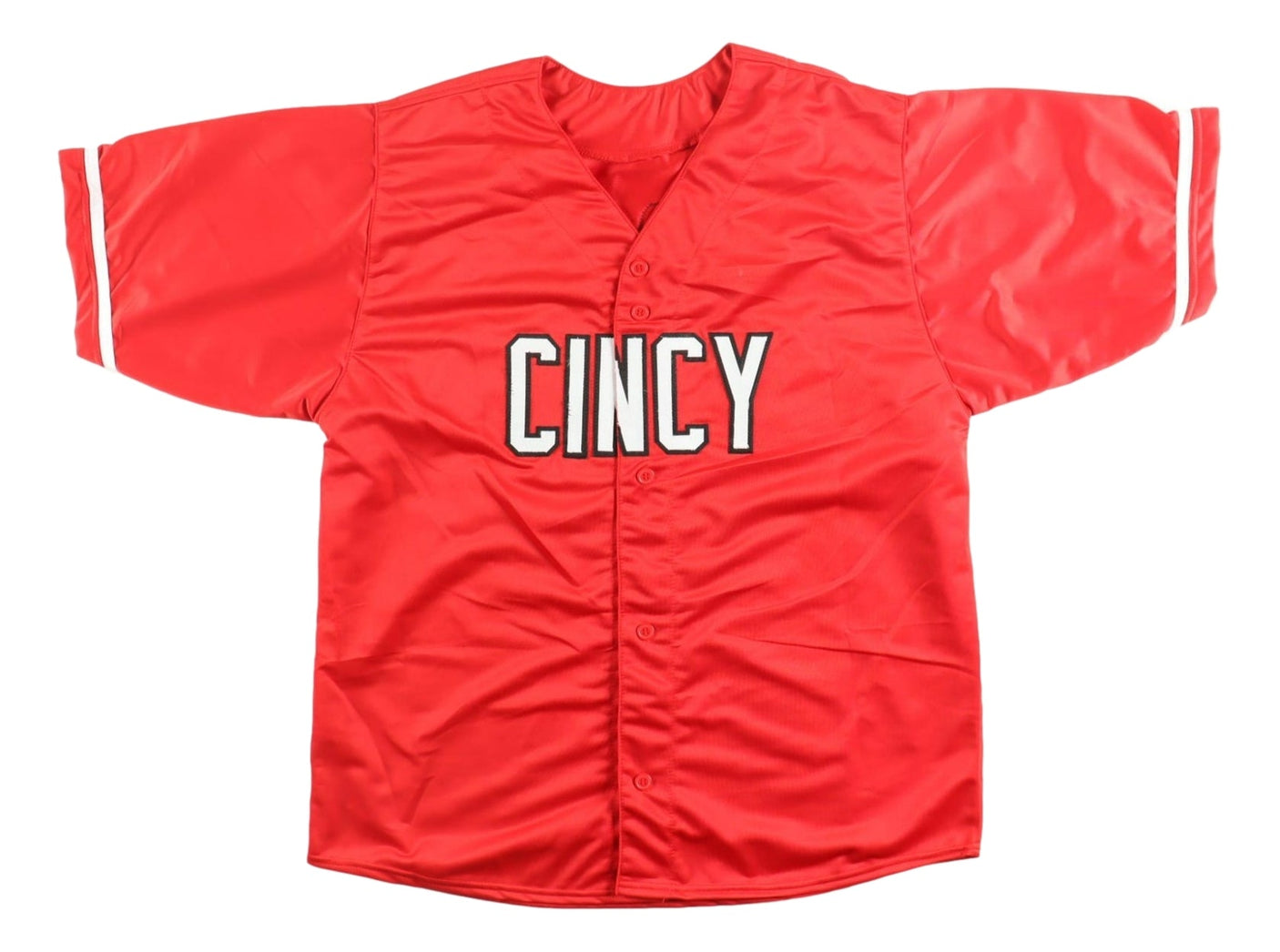Nick Lodolo Cincinnati Signed Red Baseball Jersey BAS