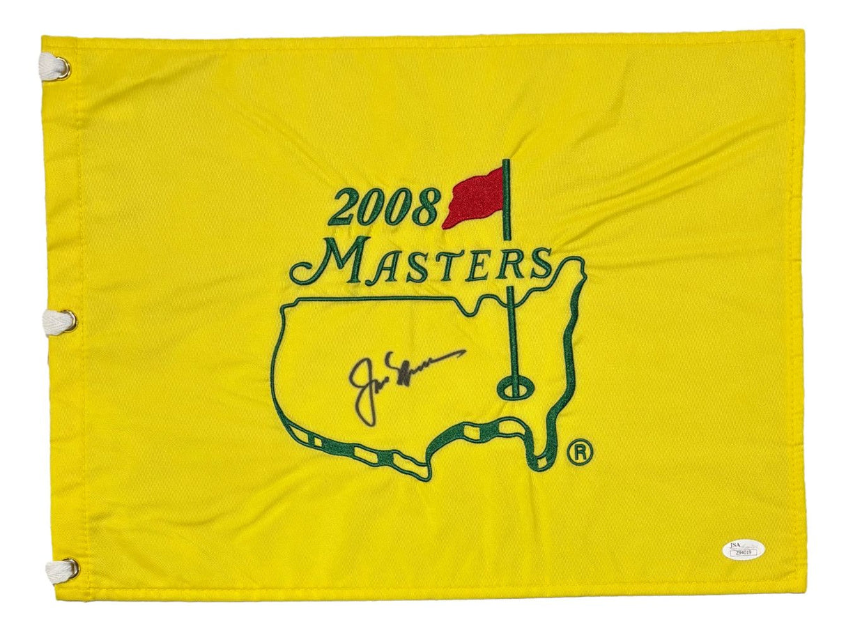 Jack Nicklaus Signed 2008 Masters Golf Flag JSA LOA