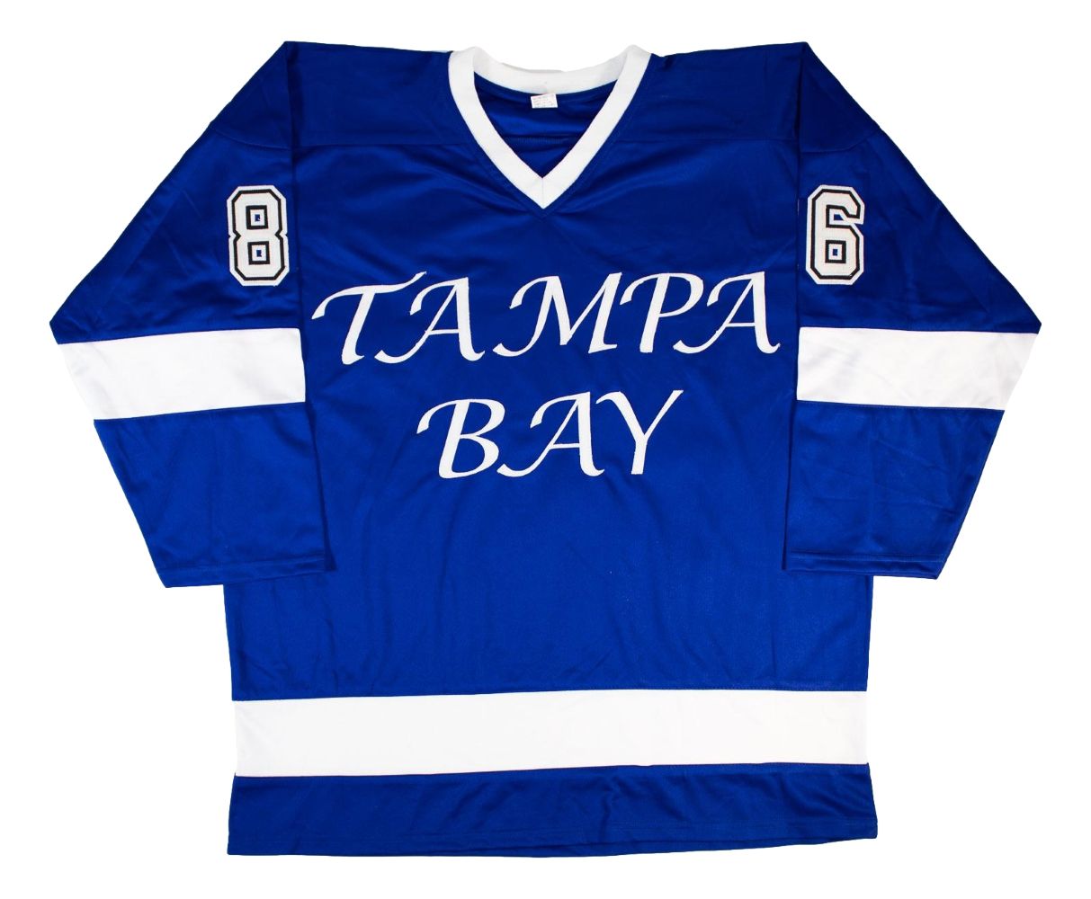 Nikita Kucherov Tampa Bay Signed Blue Hockey Jersey JSA