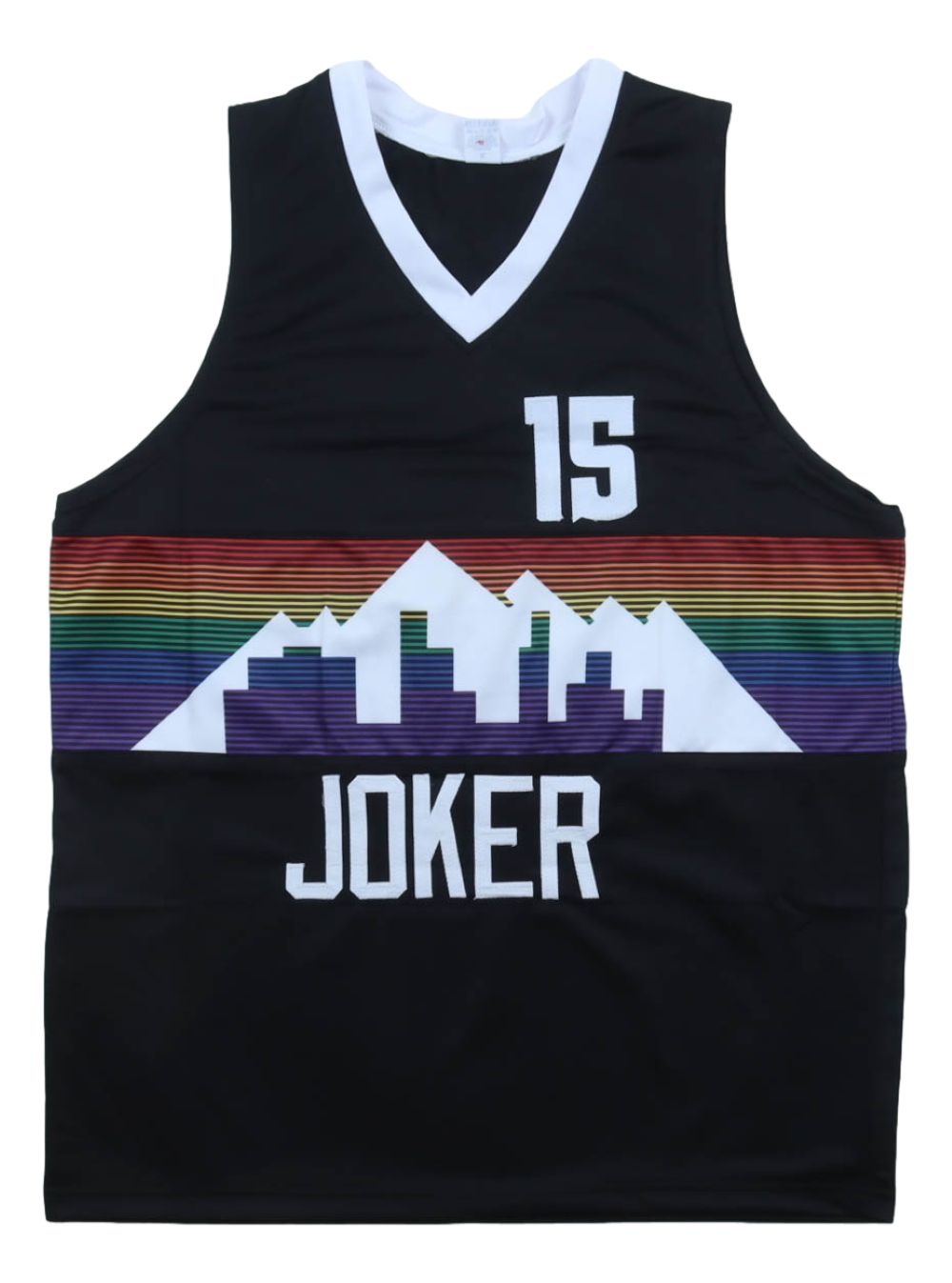 Nikola Jokic Denver Signed Black Basketball Jersey JSA QR