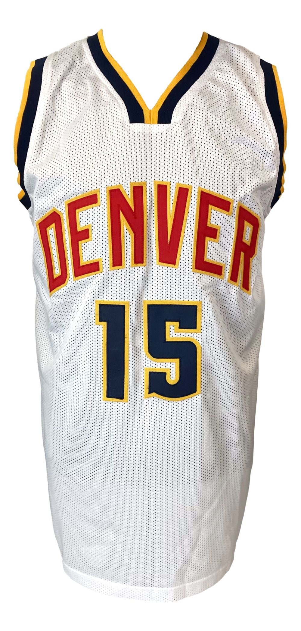 Nikola Jokic Denver Signed White Basketball Jersey BAS
