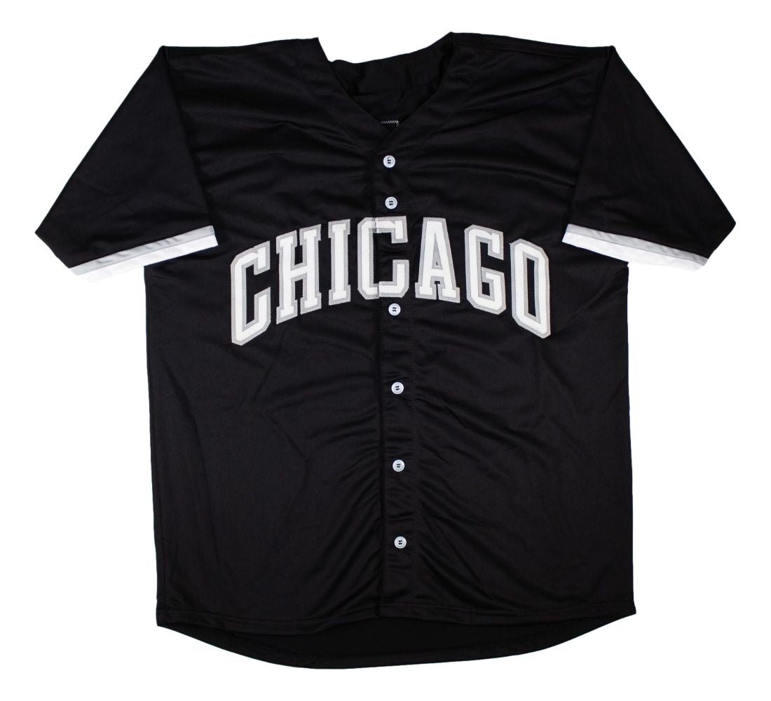 Noah Schultz Chicago Signed Black Baseball Jersey MLB Debut 4-14-26 BAS