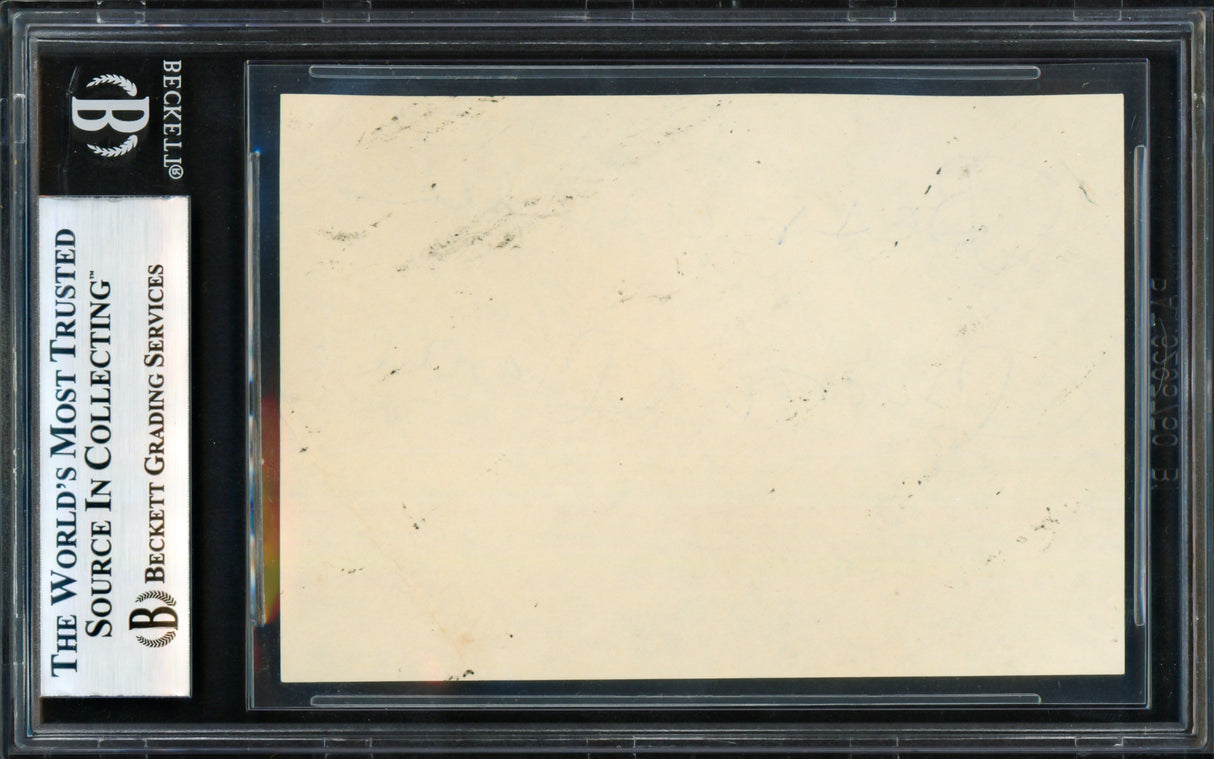 Mickey Mantle Autographed 2.5x3.5 Cut Signature New York Yankees "Best Wishes" Beckett BAS #18280473