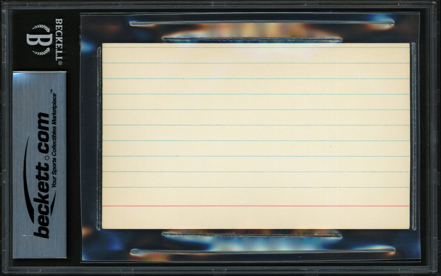 Don Wilson Autographed 3x5 Index Card Houston Astros Beckett BAS #18281307