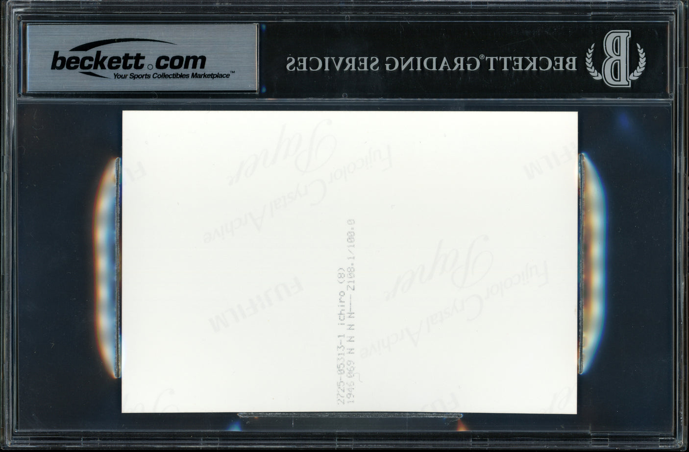 Ichiro Suzuki Autographed 4x6 Photo Seattle Mariners Beckett BAS #18281741