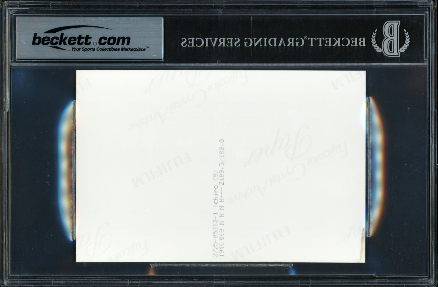 Ichiro Suzuki Autographed 4x6 Photo Seattle Mariners Beckett BAS #18281746