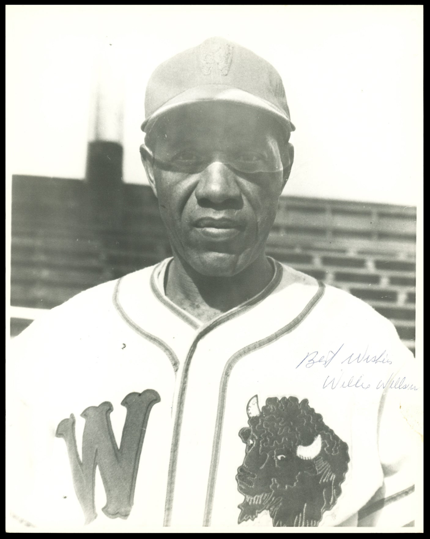 Willie Wells Autographed 8x10 Photo Negro Leagues "Best Wishes" PSA/DNA #AH05173