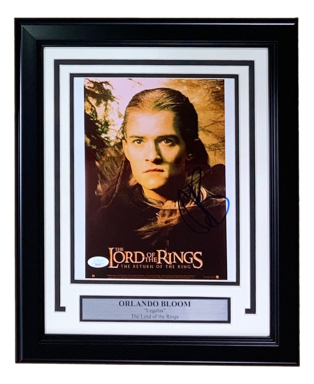 Orlando Bloom Signed Framed 8x10 Lord Of The Rings Legolas Photo 3 JSA