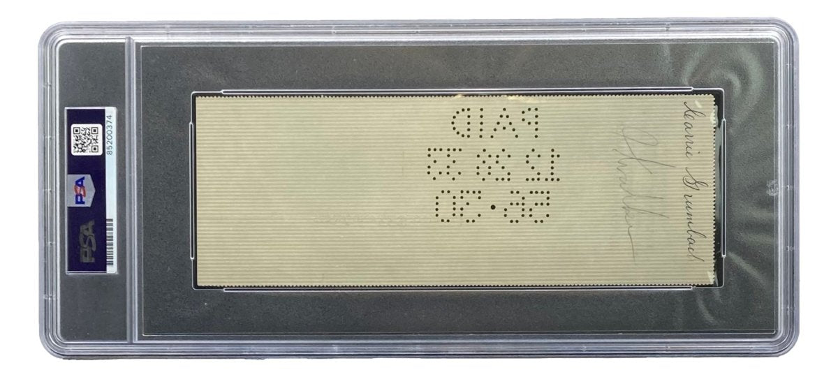 Orville Wright Signed Slabbed Bank Check PSA/DNA 85200374 - Sports Integrity