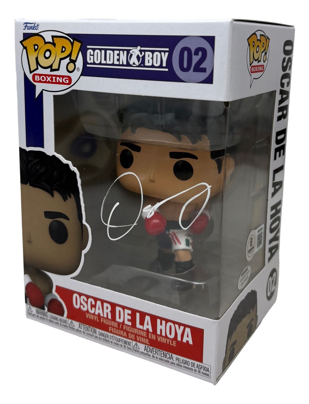 Oscar De La Hoya Signed Golden Boy Funko Pop #02 BAS
