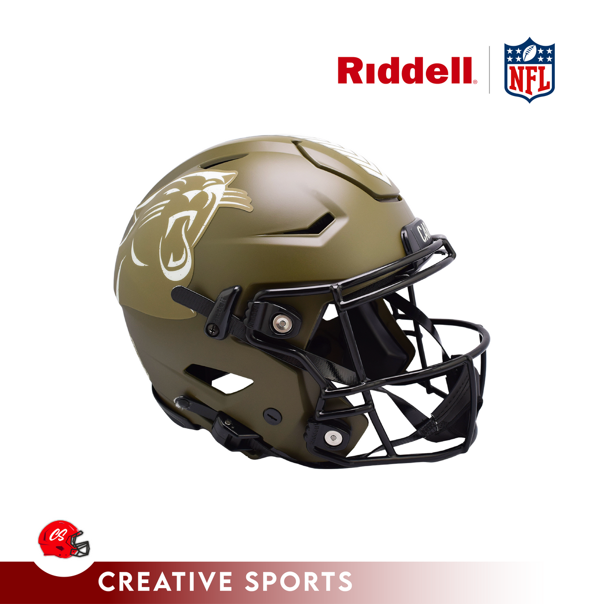 Carolina Panthers 2022 Salute to Service Riddell SpeedFlex Authentic Pro-Line Football Helmet