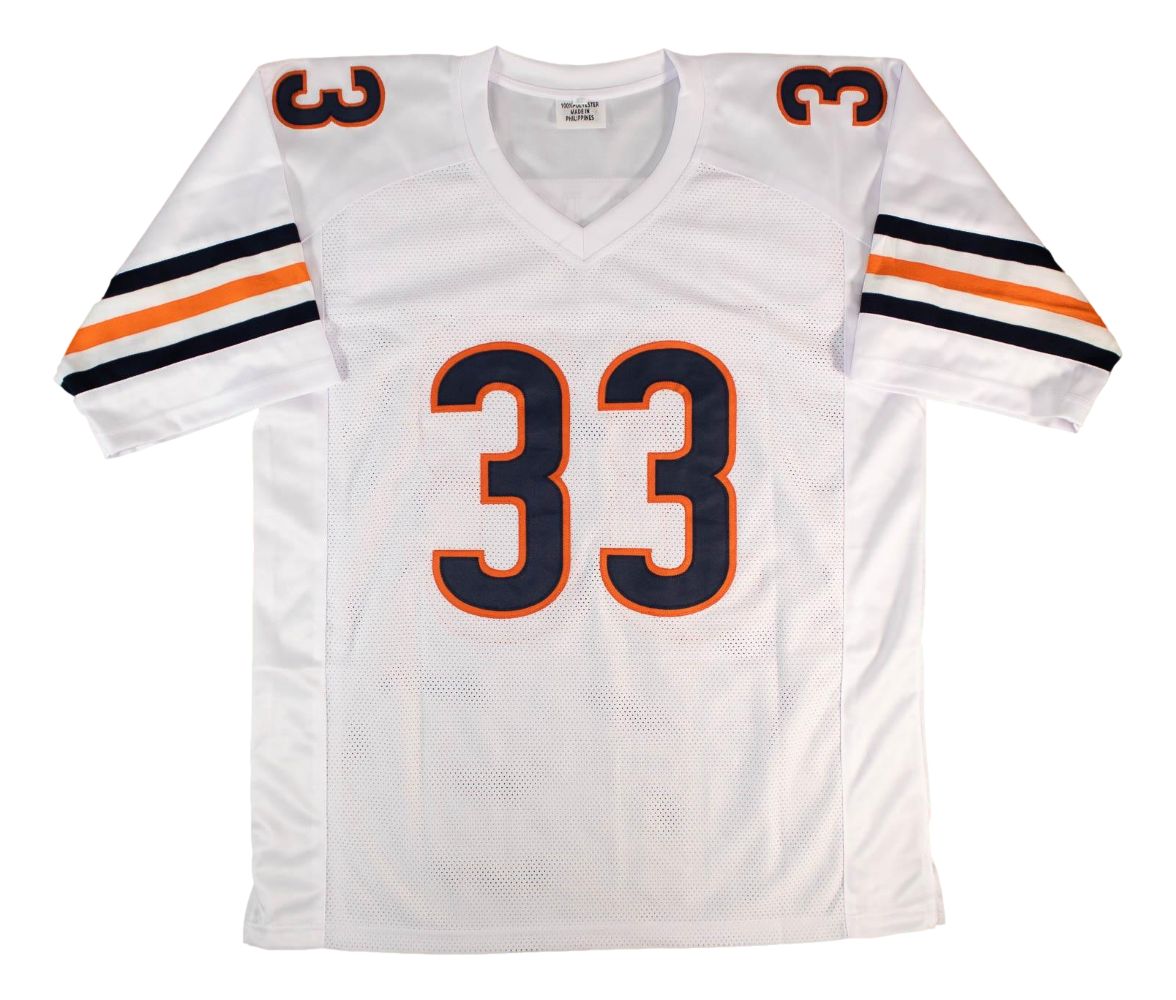 Charles Peanut Tillman Chicago Signed White Football Jersey JSA QR