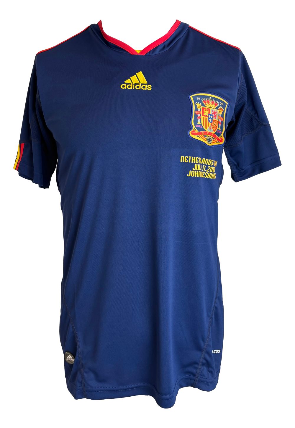 Pedro Signed Spain 2010 Adidas Soccer Jersey BAS
