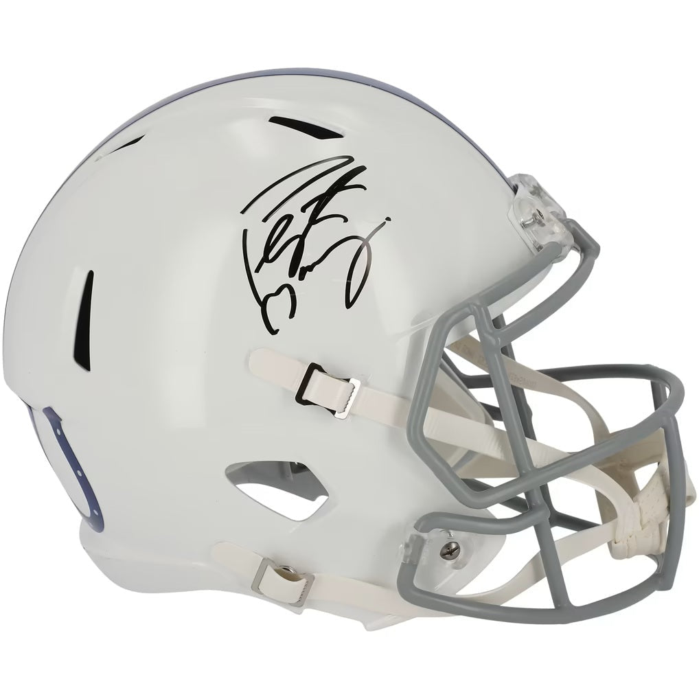 Peyton Manning Signed Indianapolis Colts FS T/B Speed Replica Helmet Fanatics
