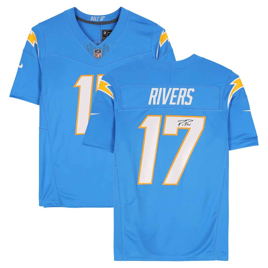 Philip Rivers Autographed San Diego Chargers Powder Blue Nike Vapor Fuse Limited Jersey Fanatics