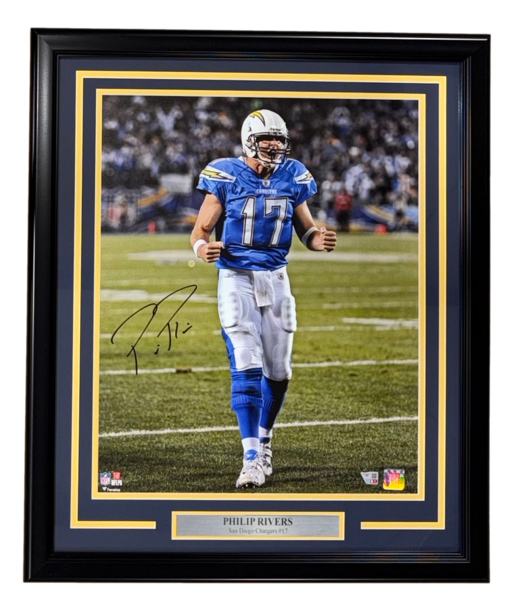Phillip Rivers Signed Framed 16x20 San Diego Chargers Photo Fanatics