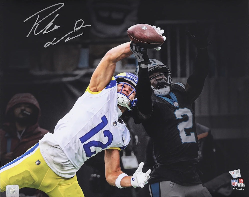 Puka Nacua Signed 16x20 Los Angeles Rams Spotlight Catch Photo Fanatics