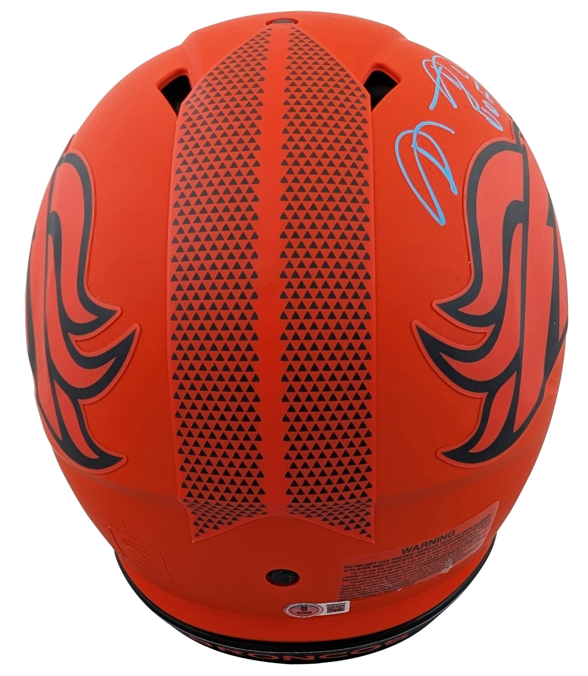 Broncos Shannon Sharpe "HOF" Signed Rave F/S Speed Proline Helmet W/ Case BAS W