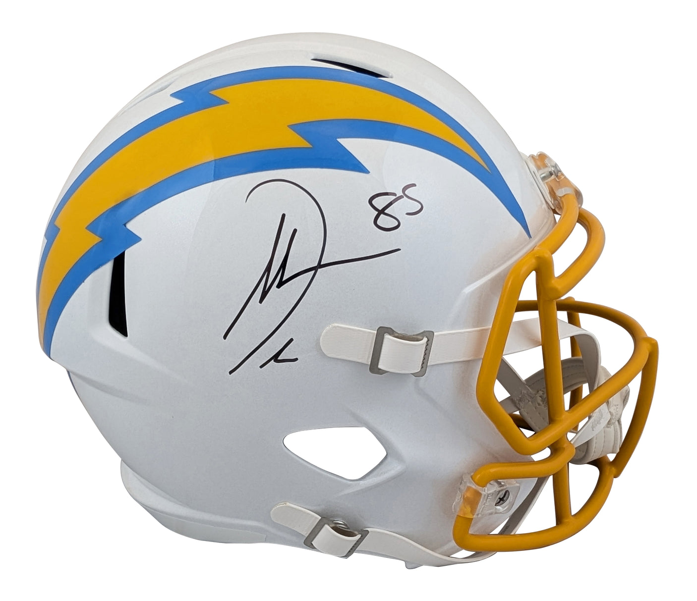 Chargers Antonio Gates Authentic Signed Full Size Speed Rep Helmet BAS Witnessed