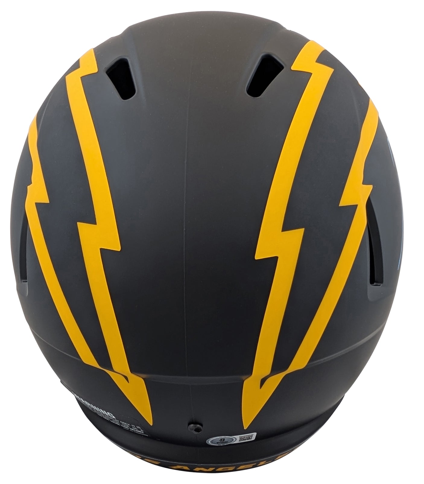 Chargers Antonio Gates Signed Eclipse Full Size Speed Rep Helmet W/ Case BAS Wit