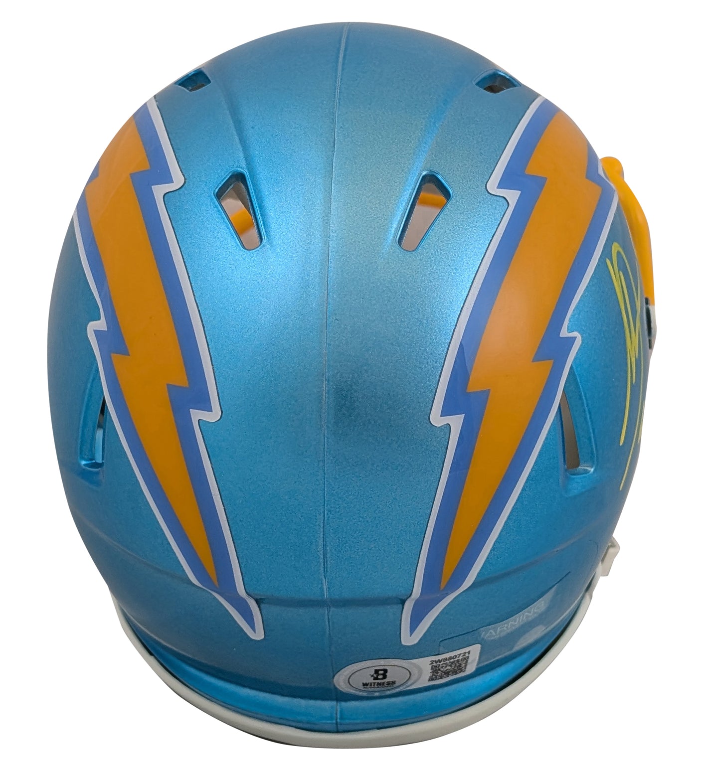Chargers Antonio Gates Authentic Signed Flash Speed Mini Helmet BAS Witnessed