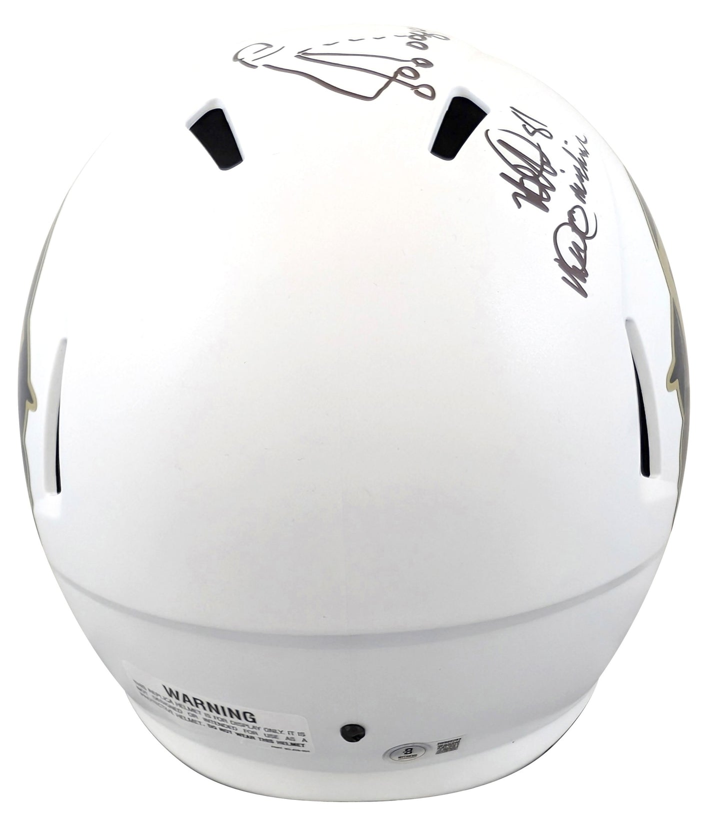 Colorado Stewart & Westbrook "Miracle" Signed Full Size Speed Rep Helmet BAS Wit