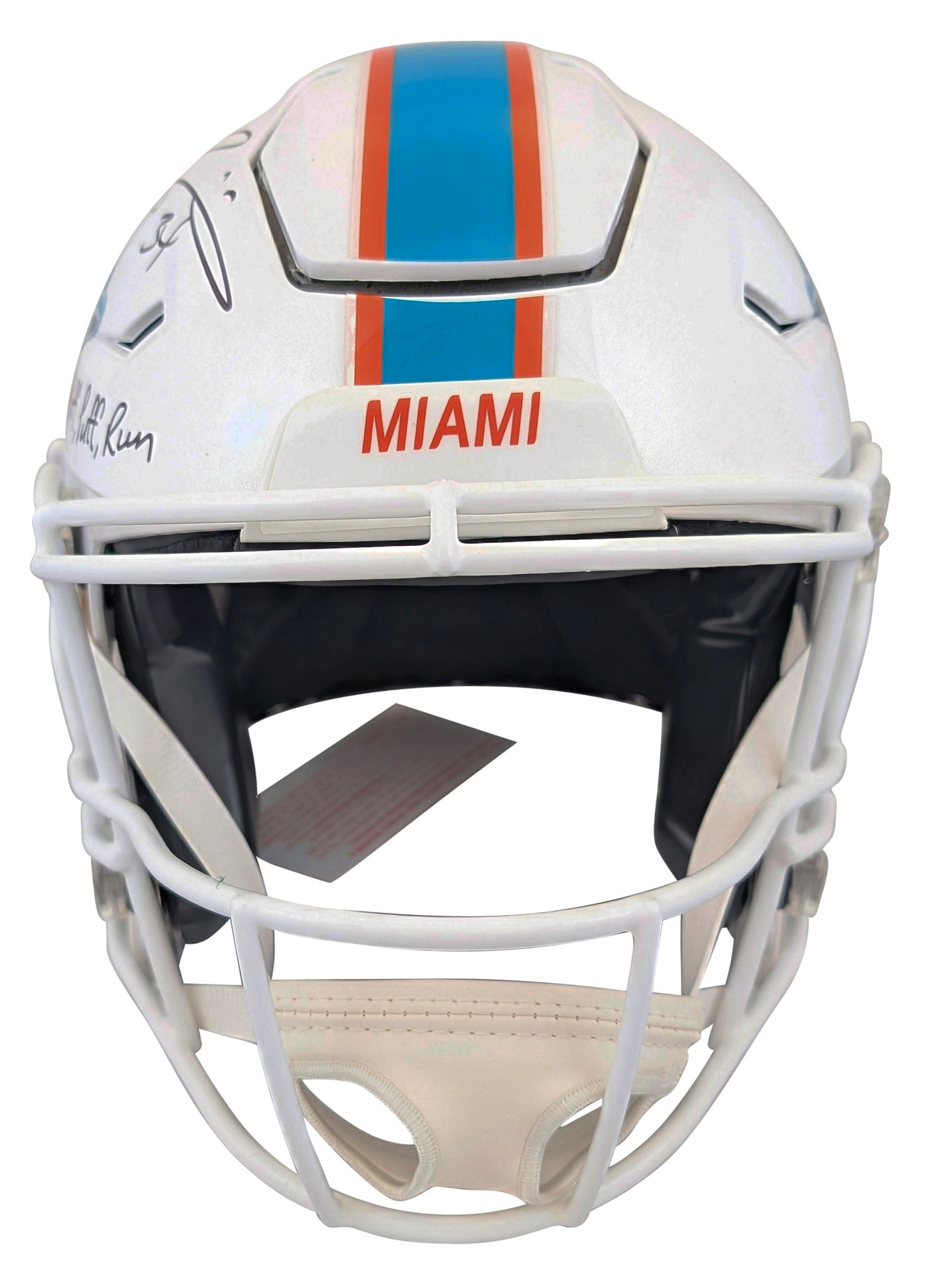 Dolphins Ricky Williams "2x Insc" Signed Speed Flex Full Size Helmet BAS Witness