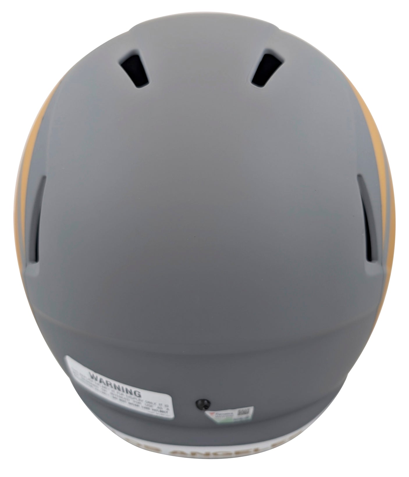 Rams Puka Nacua Signed Slate Full Size Speed Rep Helmet W/ Case Fanatics