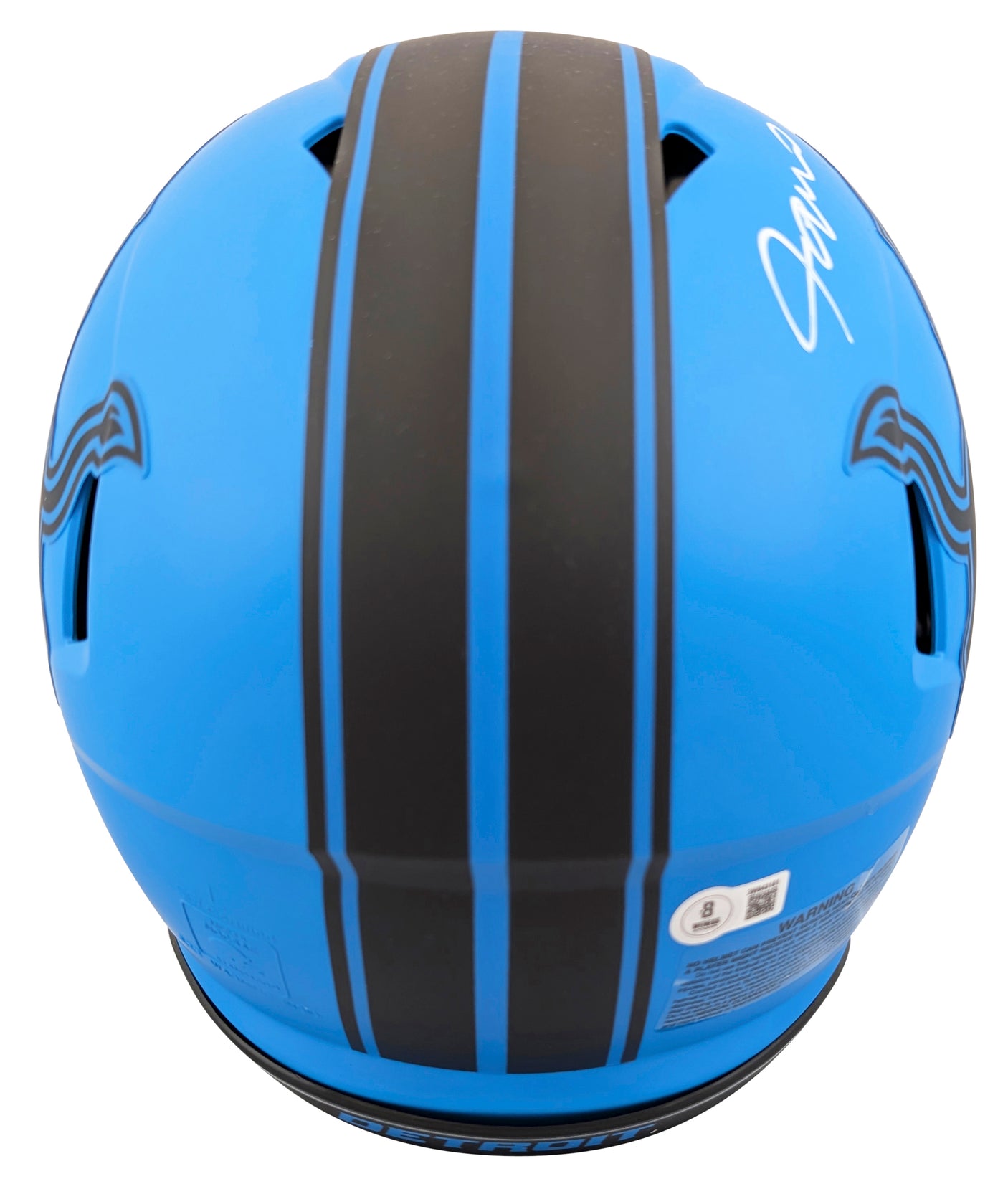 Lions Jameson Williams Signed Rave Full Size Speed Proline Helmet BAS Witnessed