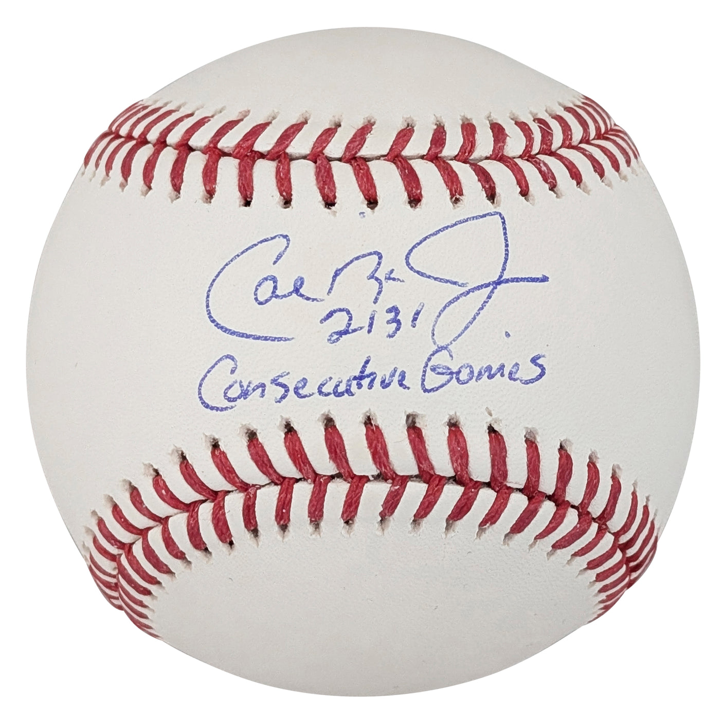 Orioles Cal Ripken Jr. "2131 Consecutive Games" Signed Oml Baseball Fanatics
