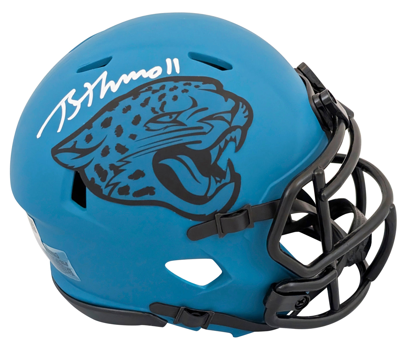 Jaguars Brian Thomas Jr. Authentic Signed Rave Speed Mini Helmet Fanatics