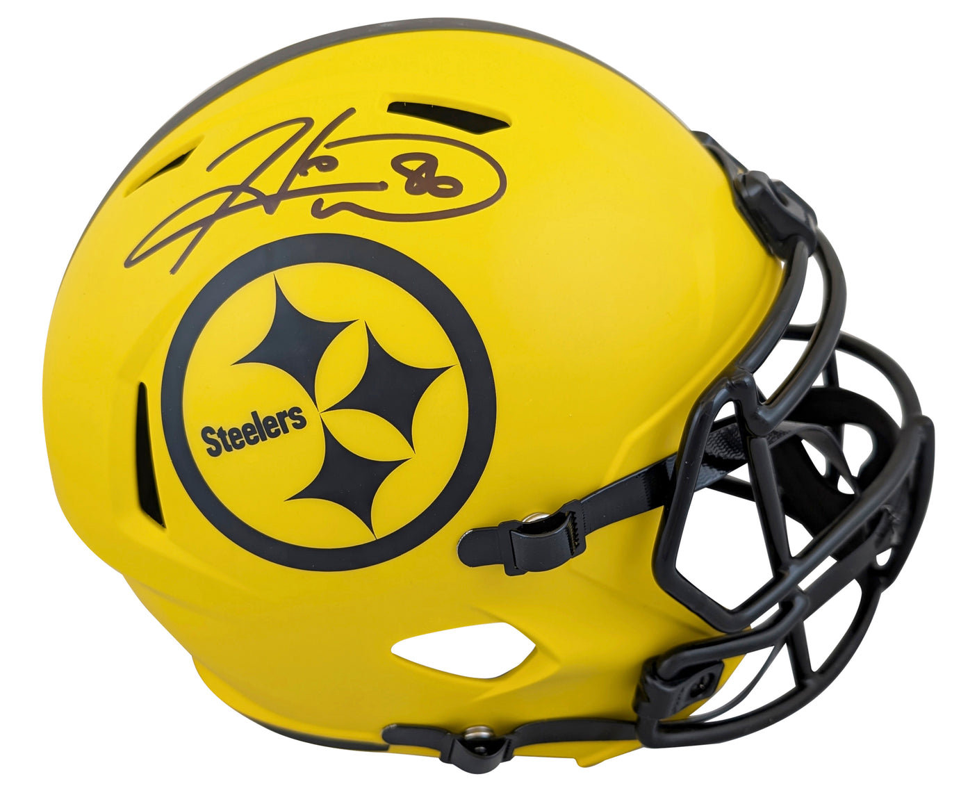 Steelers Hines Ward Signed Rave Full Size Speed Rep Helmet BAS Witnessed