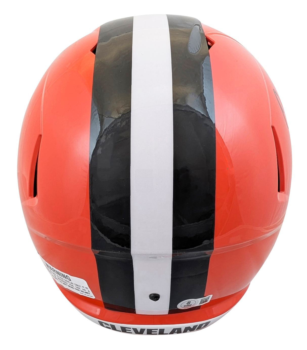 Browns Ozzie Newsome "HOF 99" Signed 2024 F/S Speed Rep Helmet W/ Case BAS Wit