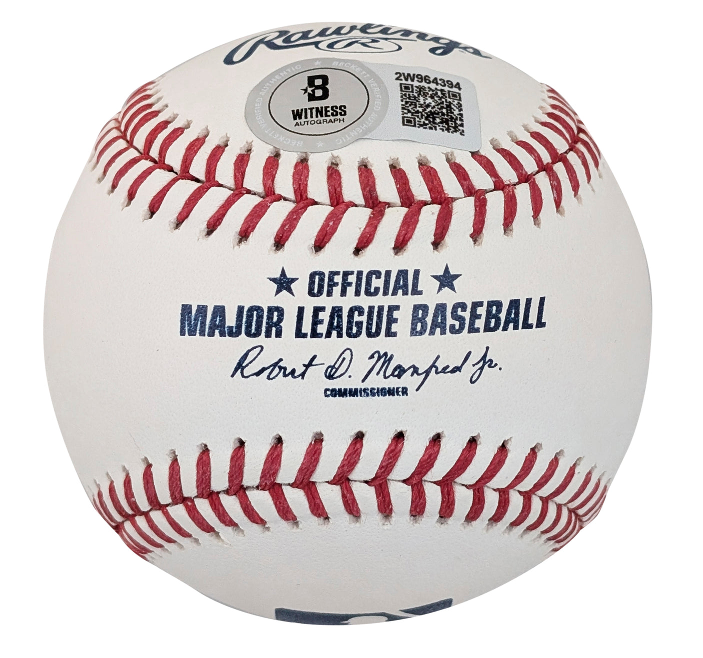 Red Sox David Ortiz Authentic Signed Oml Baseball Autographed BAS Witnessed