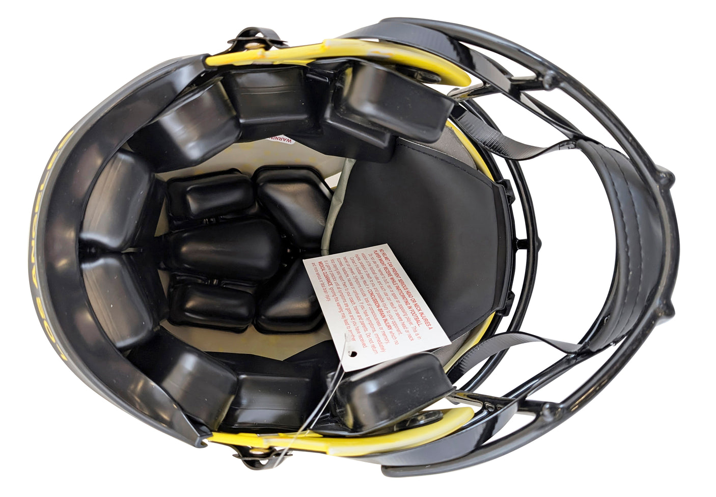 Rams Marshall Faulk & Kurt Warner "HOF" Signed Rave F/S Speed Proline Helmet BAS