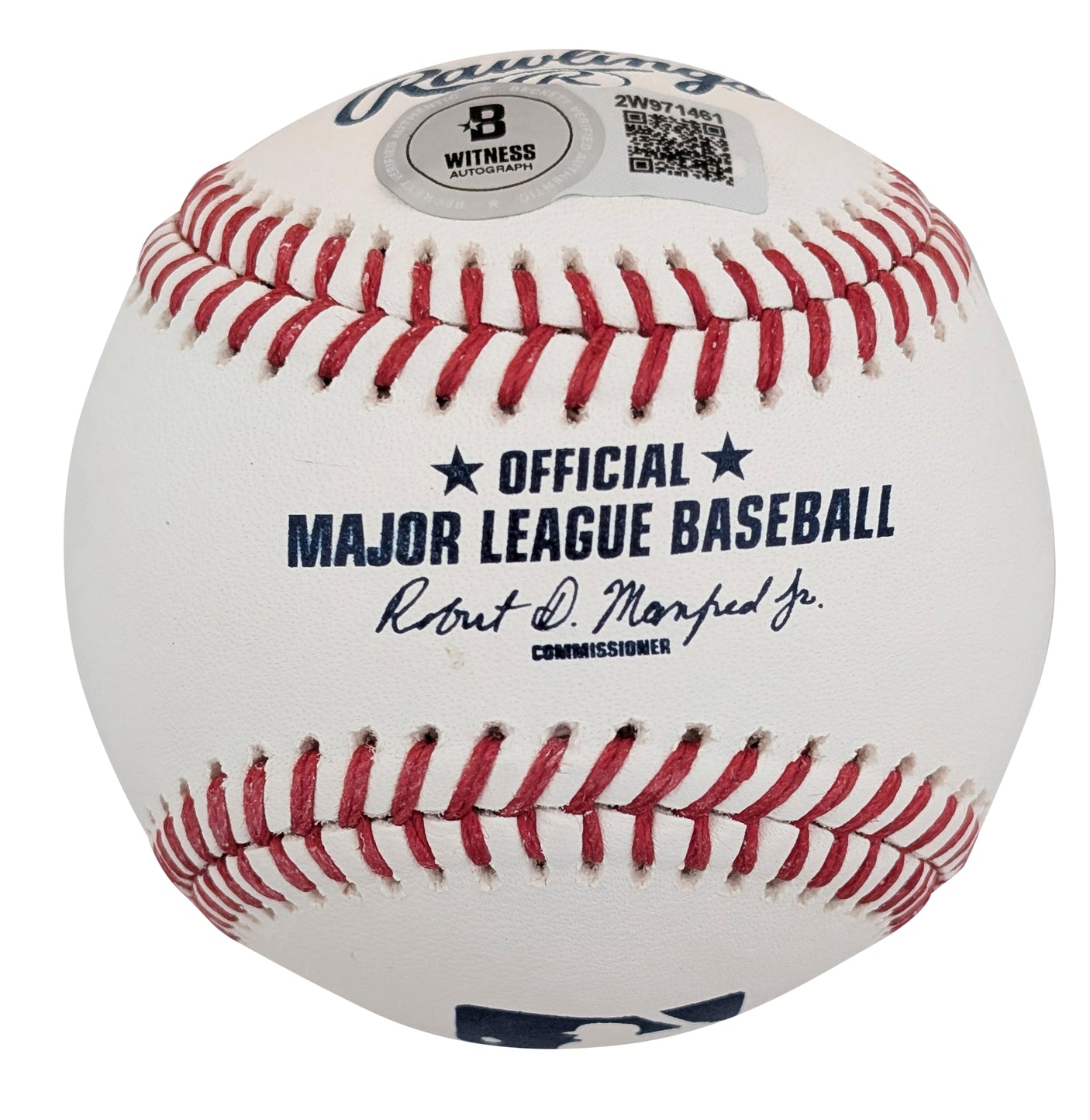 Indians Jim Thome Authentic Signed Manfred Oml Baseball W/ Case BAS Witnessed