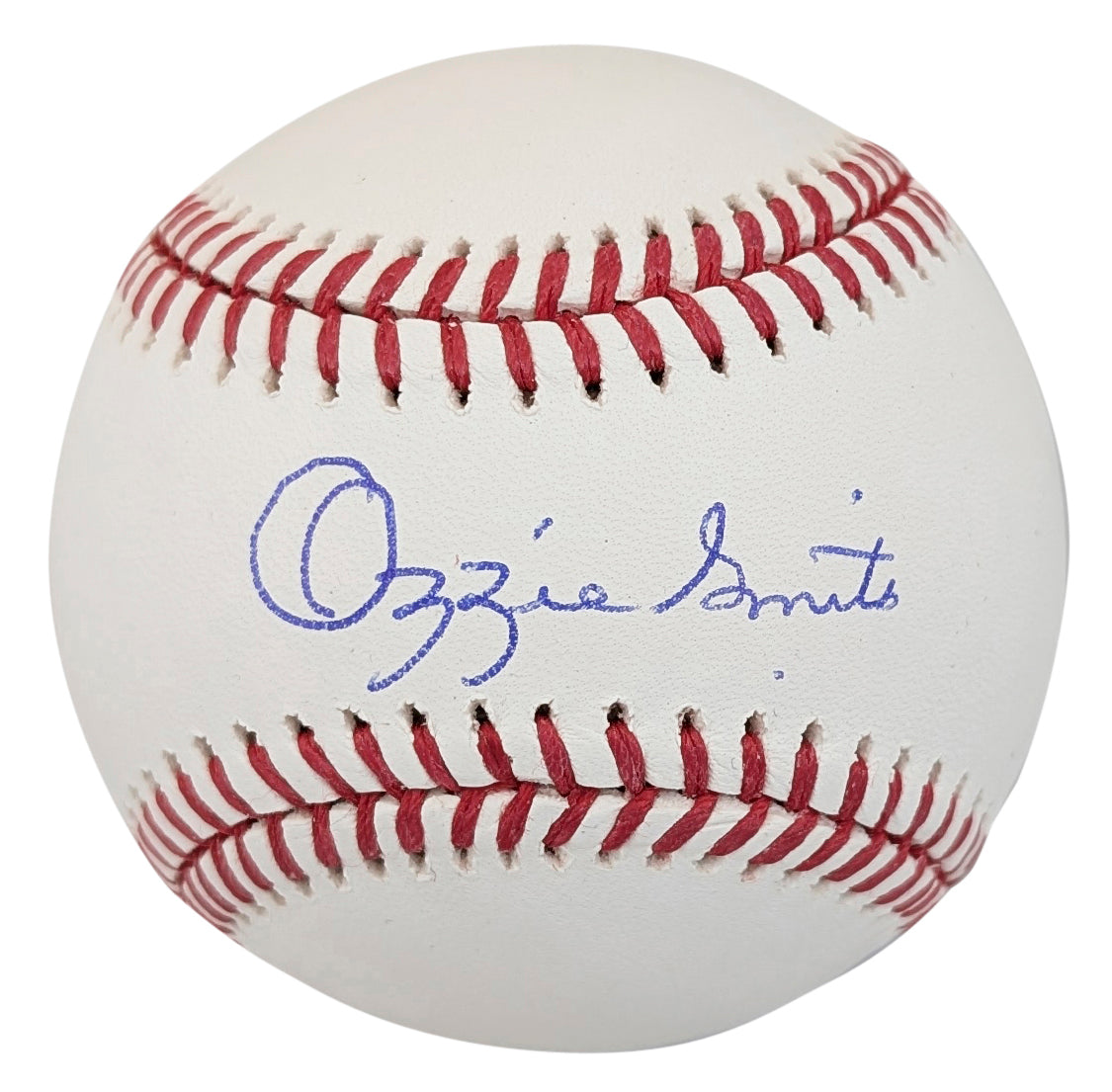 Cardinals Ozzie Smith Authentic Signed Oml Baseball Autographed w/ Case Fanatics