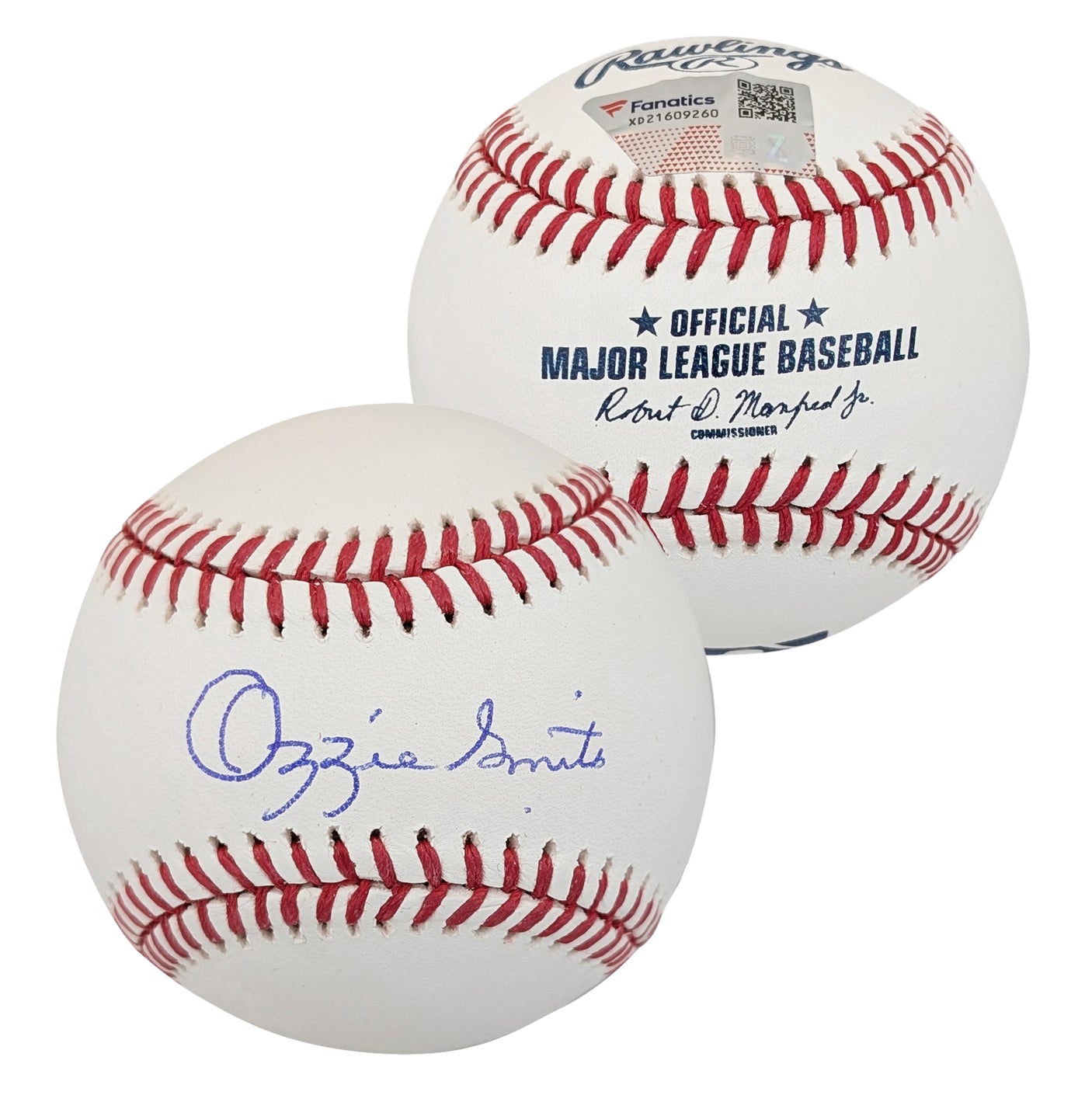 Cardinals Ozzie Smith Authentic Signed Oml Baseball Autographed w/ Case Fanatics