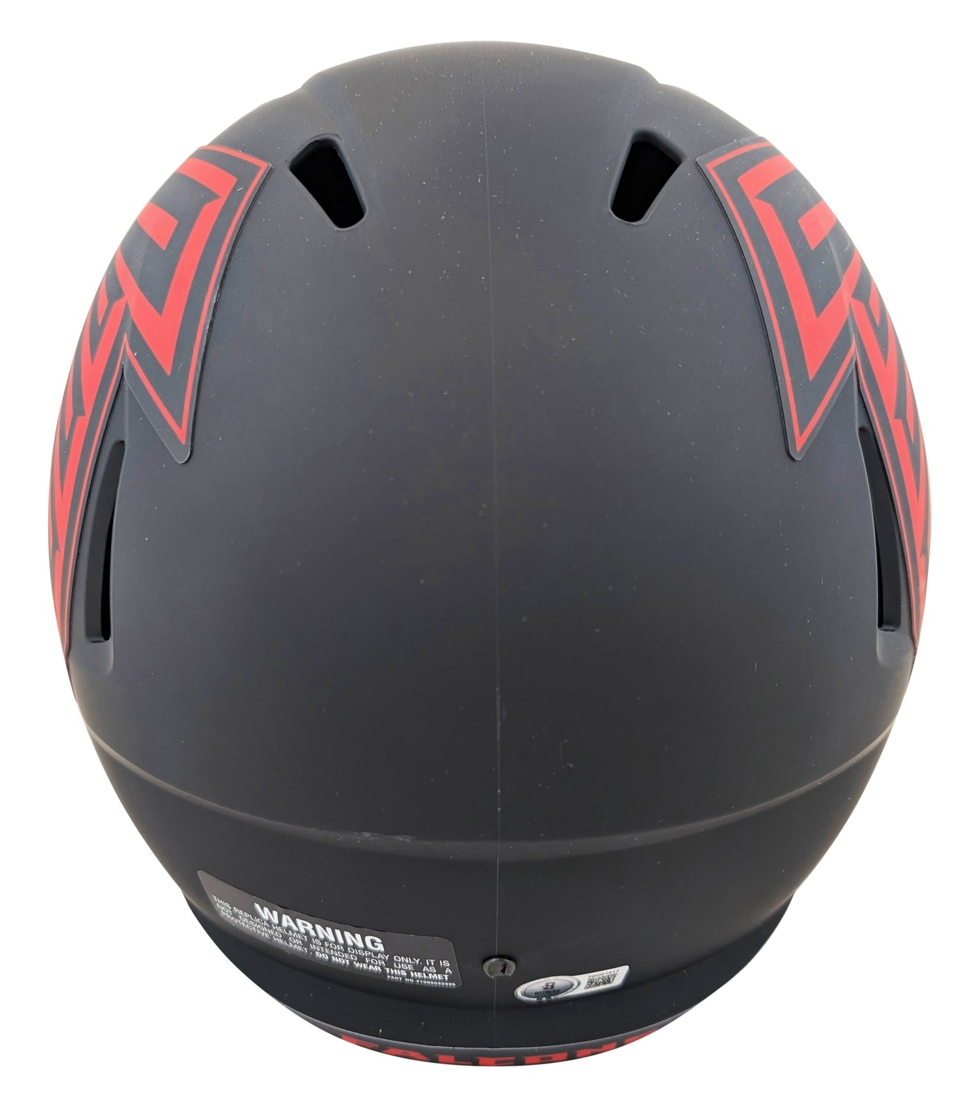 Falcons Julio Jones Signed Eclipse Full Size Speed Rep Helmet BAS Witnessed