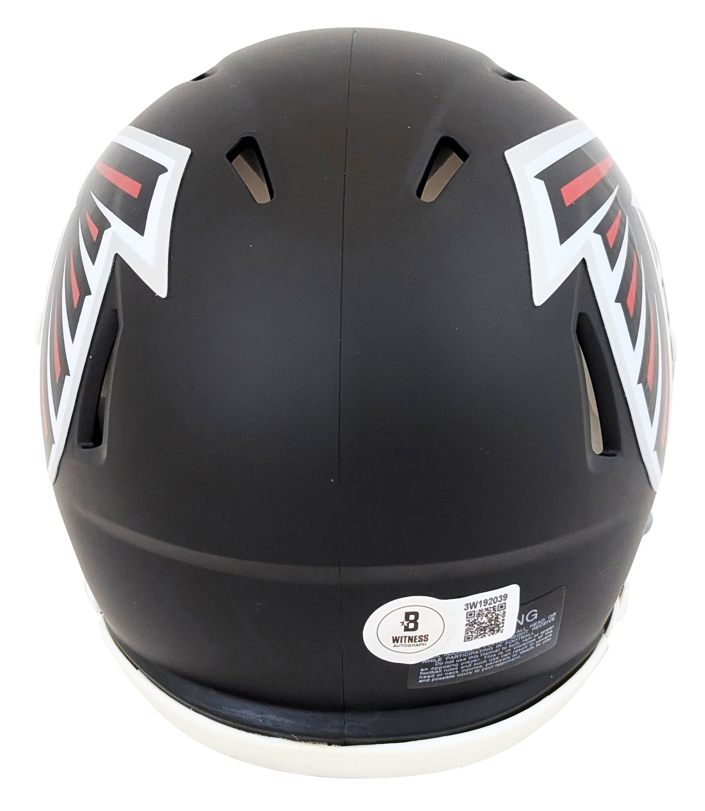 Falcons Julio Jones Authentic Signed Speed Mini Helmet W/ Case BAS Witnessed