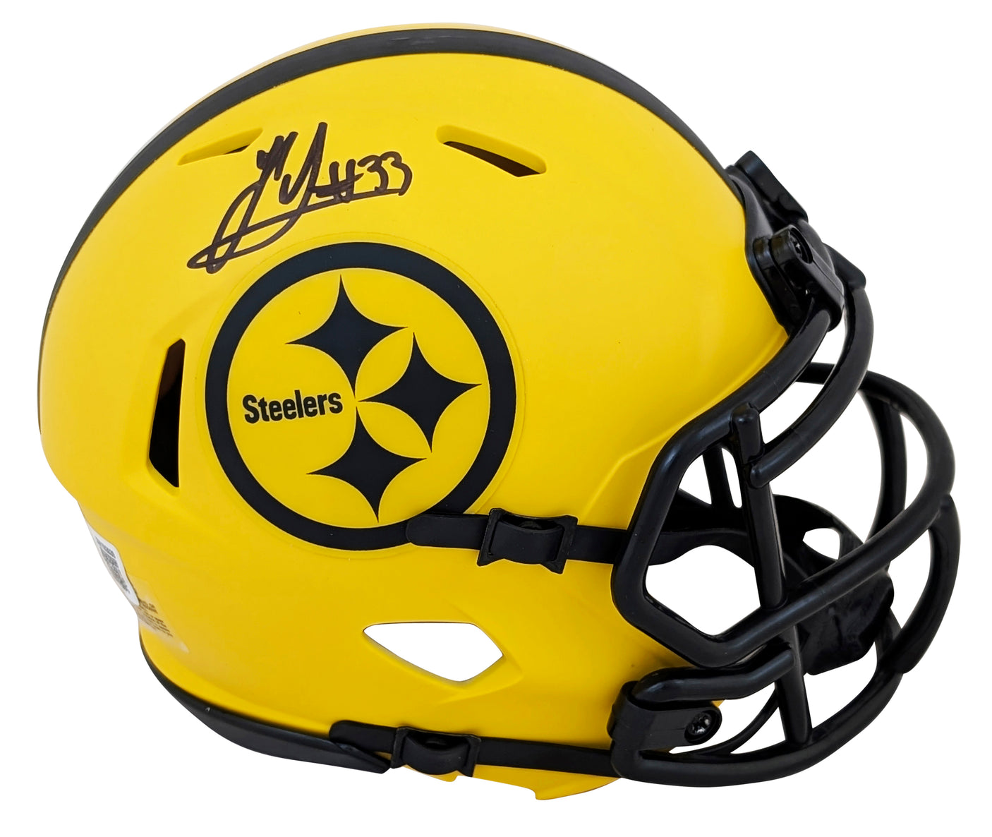 Steelers Jack Sawyer Authentic Signed Rave Speed Mini Helmet BAS Witnessed