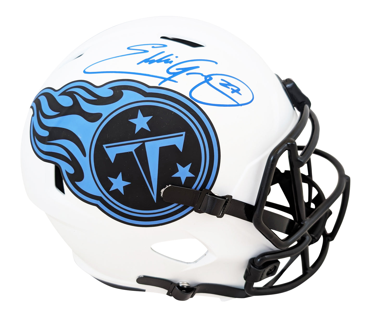 Tennessee Eddie George Signed Lunar Full Size Speed Rep Helmet Fanatics