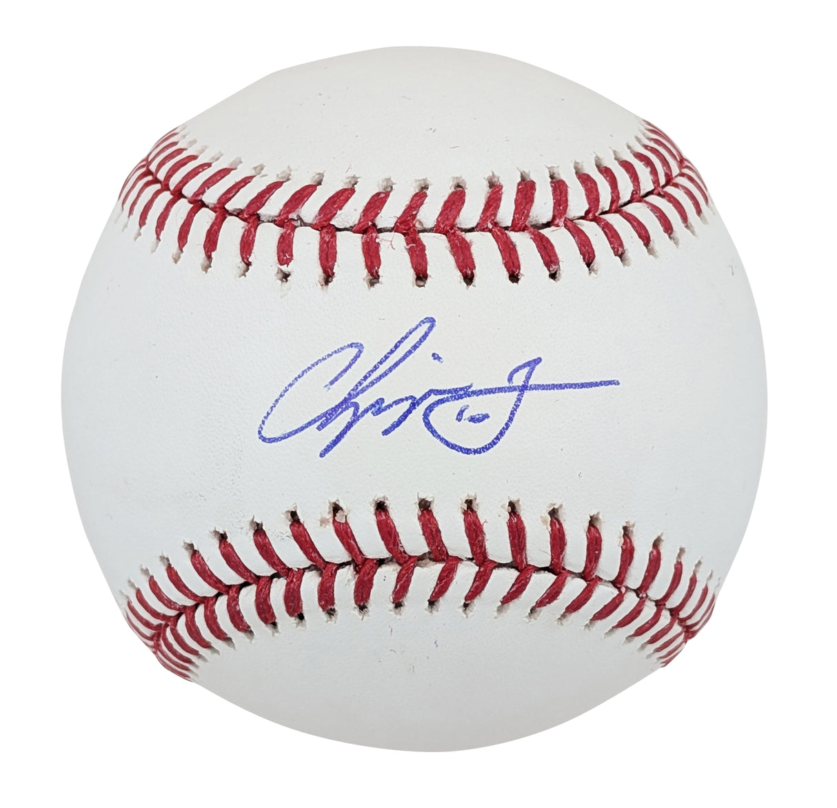 Braves Chipper Jones Authentic Signed Oml Baseball W/ Case Autographed Fanatics