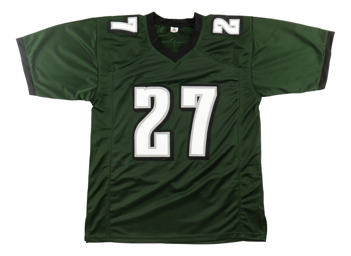 Quinyon Mitchell Philadelphia Signed Green Football Jersey JSA QR Hologram