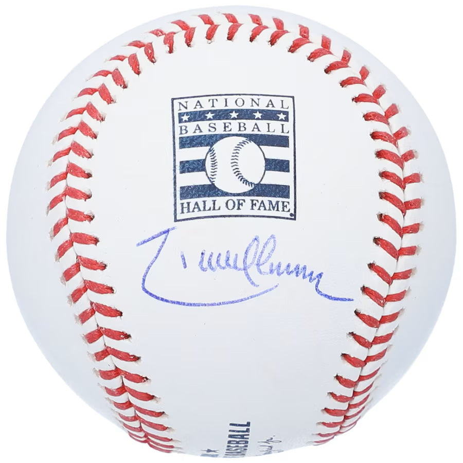 Randy Johnson Arizona Diamondback Signed MLB Hall Of Fame Logo Baseball Fanatics