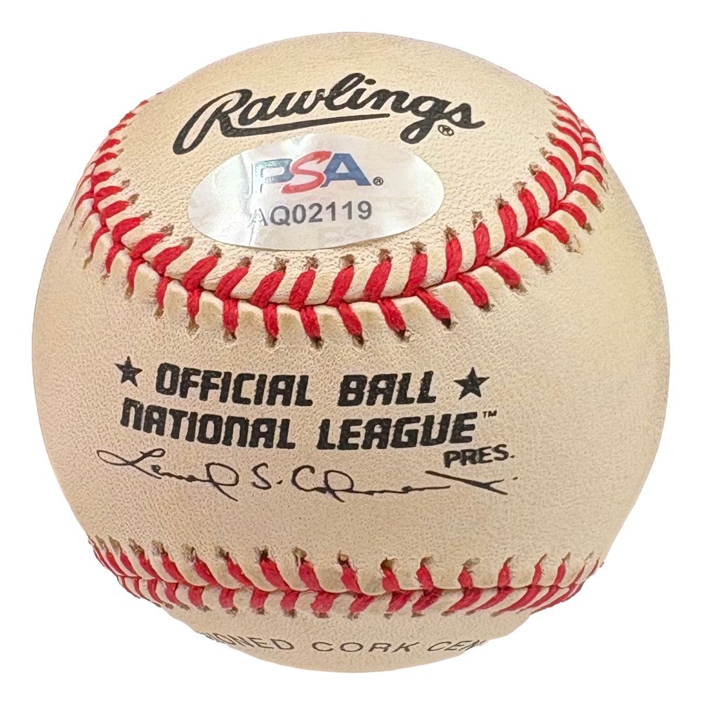 Red Auerbach Boston Celtics Signed Official NL Baseball PSA/DNA