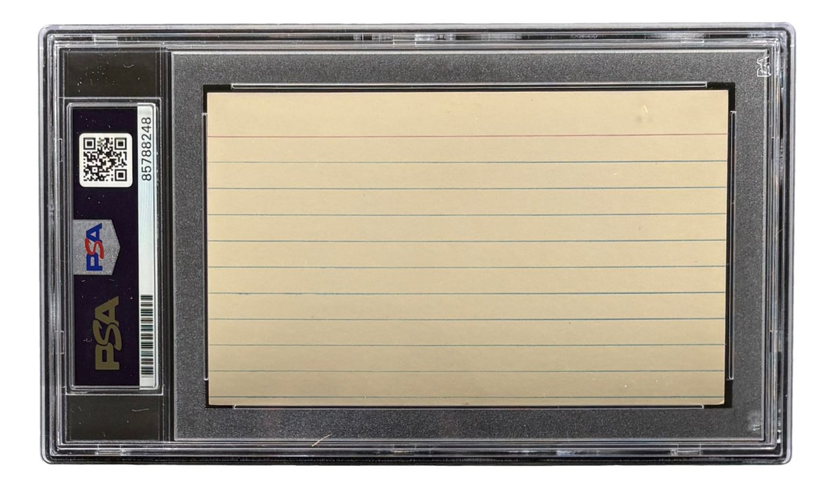 Red Faber Chicago White Sox Signed In Black Index Card PSA/DNA