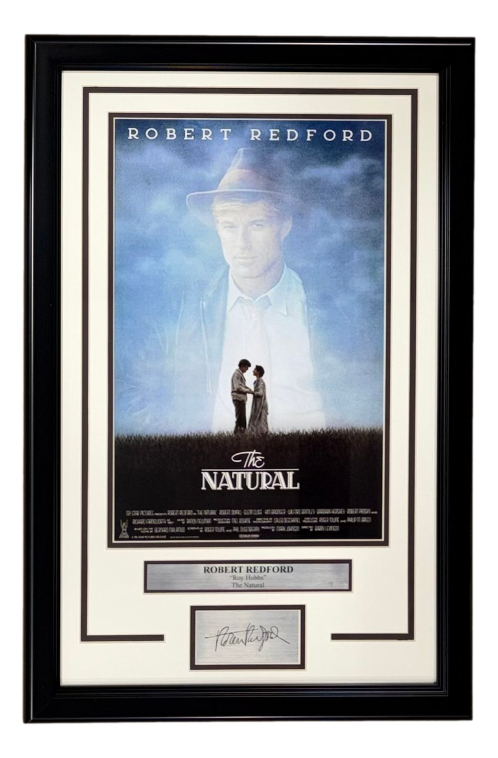 Robert Redford Framed 11x17 The Natural Photo w/ Laser Engraved Signature