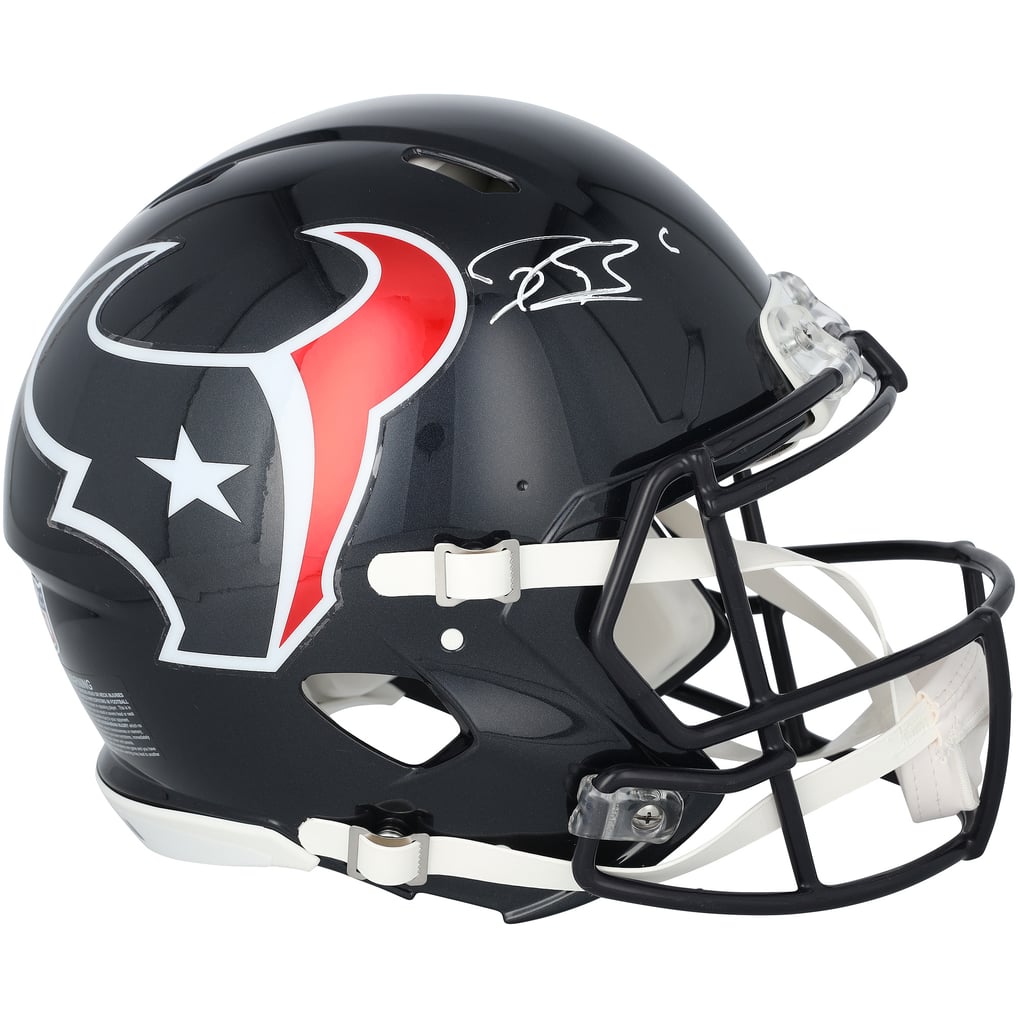 Reed Blankenship Autographed Houston Texans Riddell Speed Authentic Helmet Fanatics