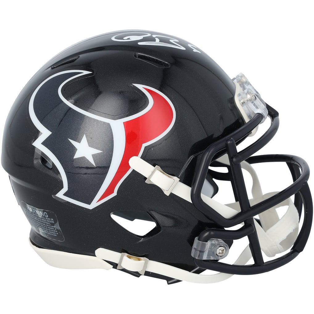 Reed Blankenship Autographed Houston Texans Speed Mini Helmet Fanatics